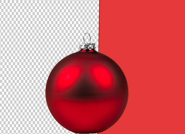 Christmas ball red