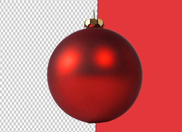 Christmas ball red