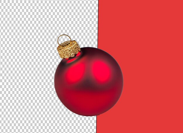 Christmas ball red