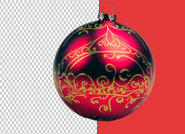 PSD christmas ball red