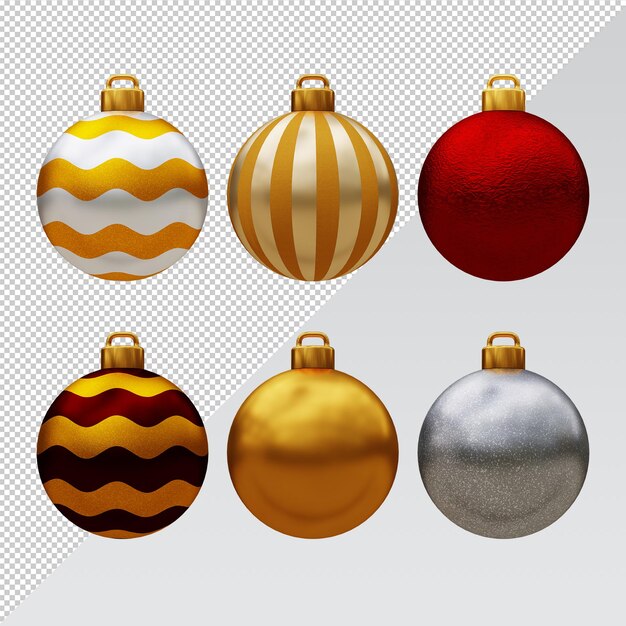 Christmas balls set