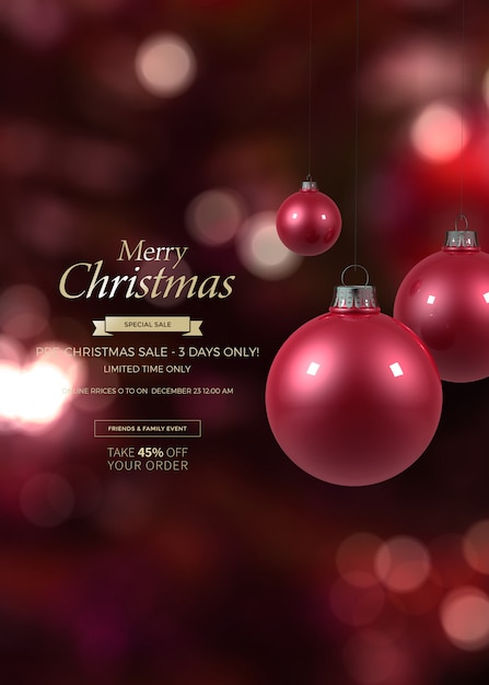 Christmas banner for sales