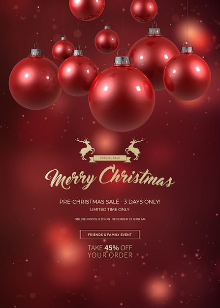 Christmas banner for sales