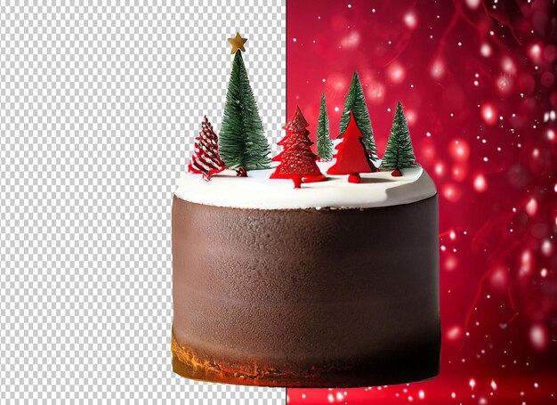 PSD torta di natale al cioccolato