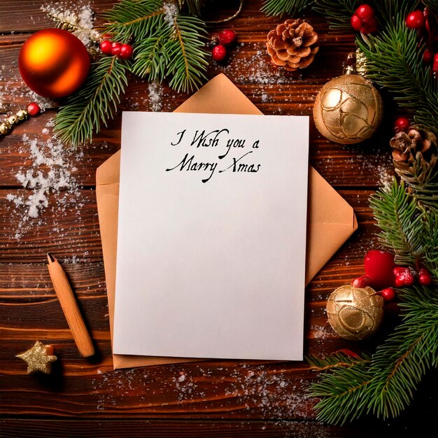 Christmas card editable Template Premium AI generated PSD Christmas card editable Template Premium AI generated PSD