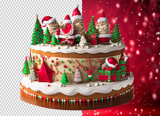 Christmas celebration cake