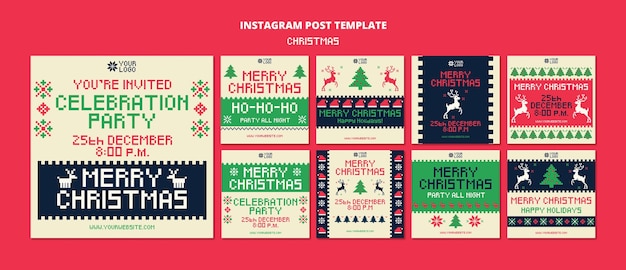 Christmas celebration  instagram posts