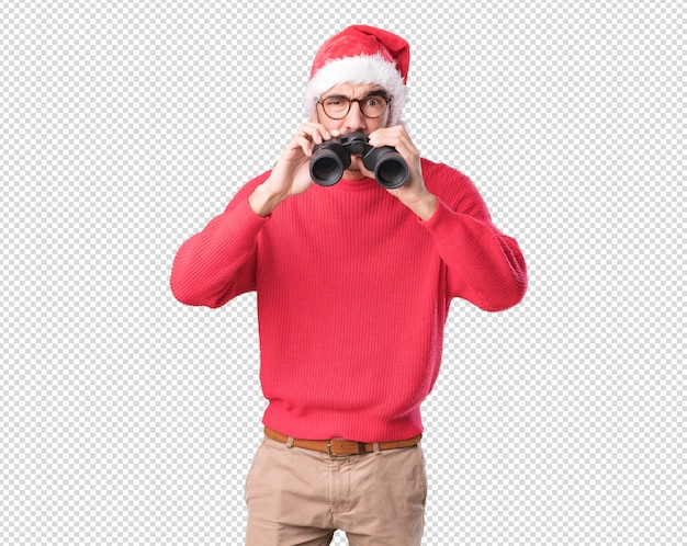 PSD christmas concepts - young man gesturing