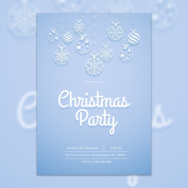 PSD christmas cover template