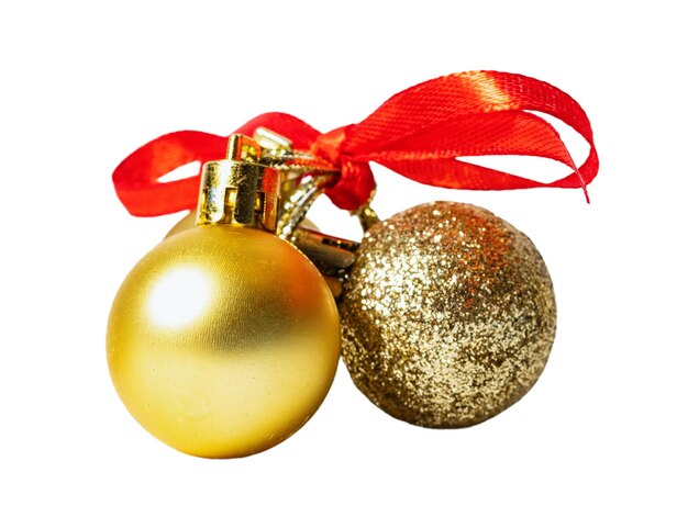 PSD christmas decorate ball isolated on white or transparent background cutout