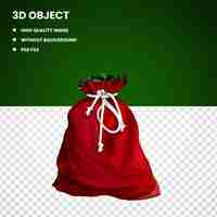 PSD christmas decoration bag