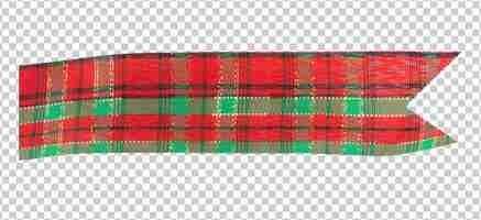 PSD christmas decoration ribbon png transparent background