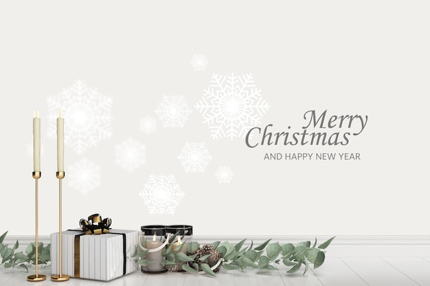 PSD christmas decorative design