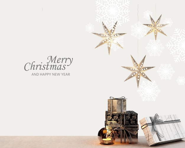 PSD christmas decorative design