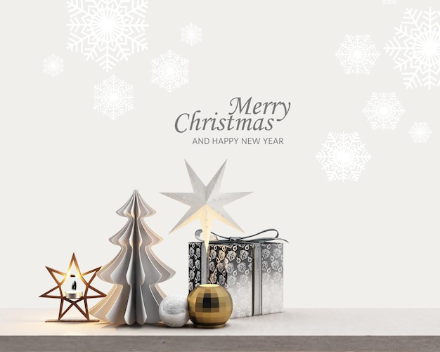 PSD christmas decorative design