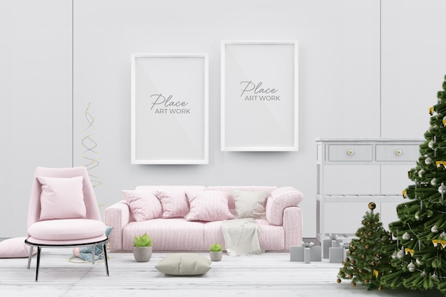 Christmas decorative and living room