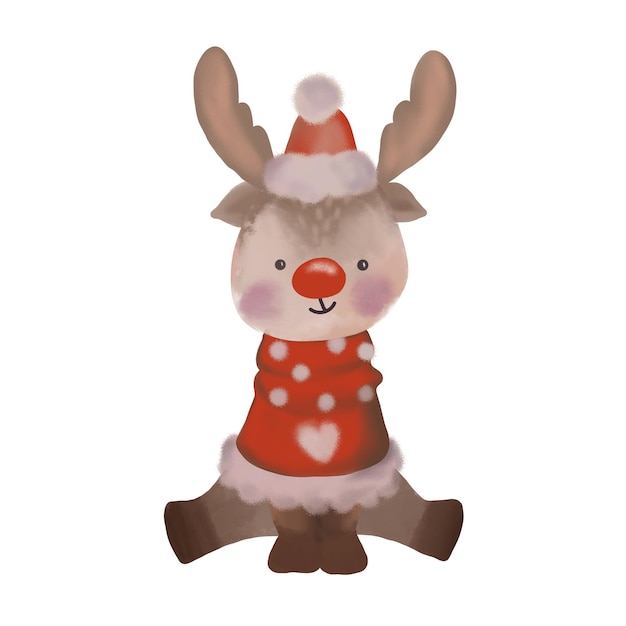 PSD christmas deer