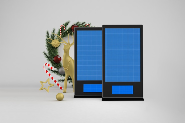 PSD christmas digital signage