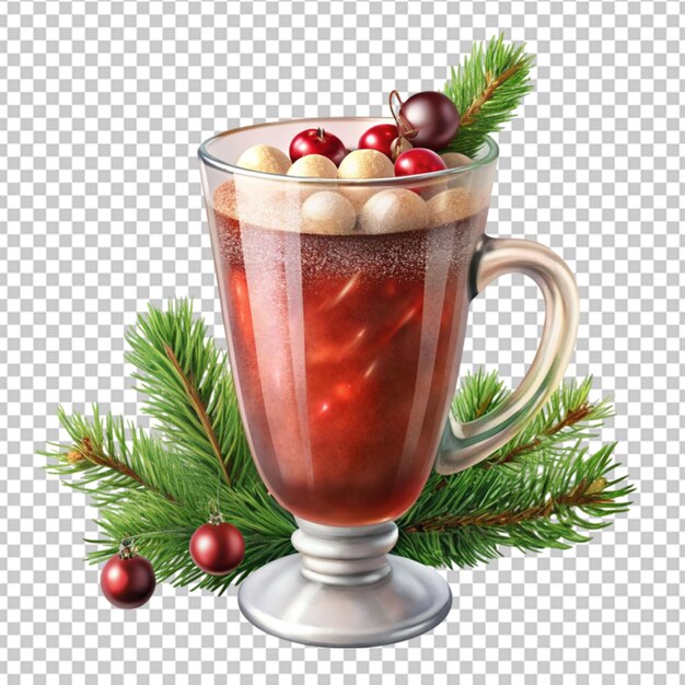 PSD christmas drink png