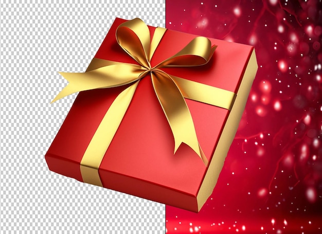 PSD christmas gift box