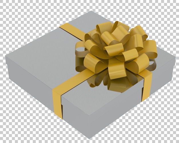 Christmas gift boxes on transparent background 3d rendering illustration