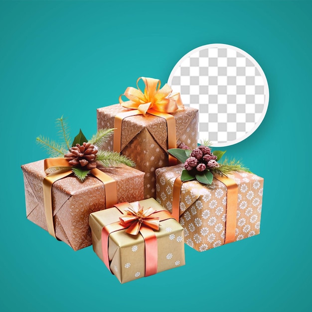 PSD christmas gifts template