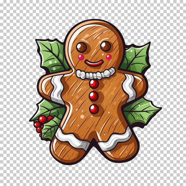 PSD christmas ginger bread isolated