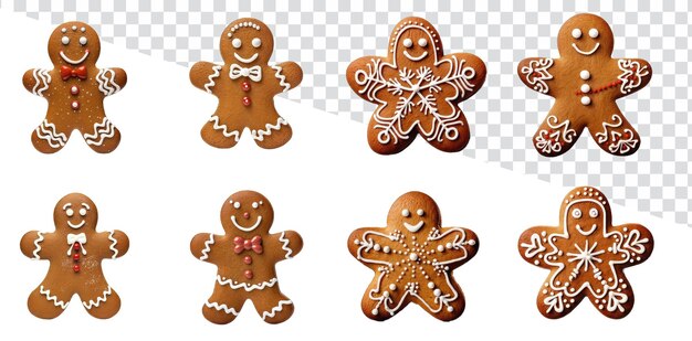 PSD christmas gingerbread and sugar cookie cute set