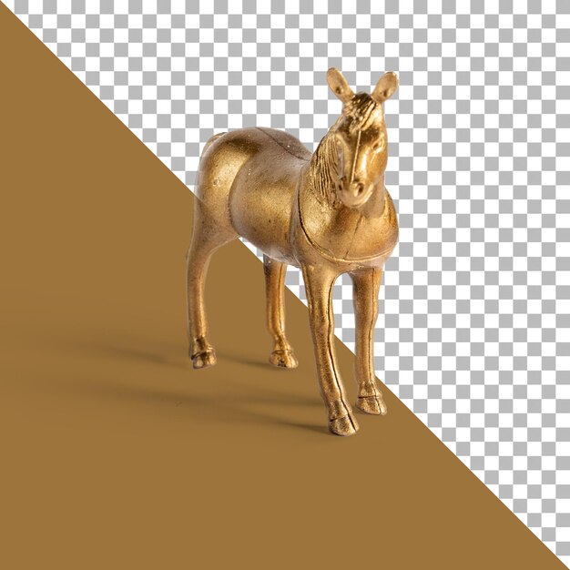 PSD christmas horse toy decoration isolated