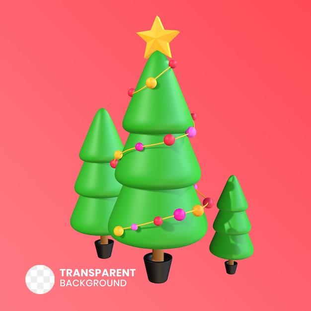 Christmas icon 3d ilustration