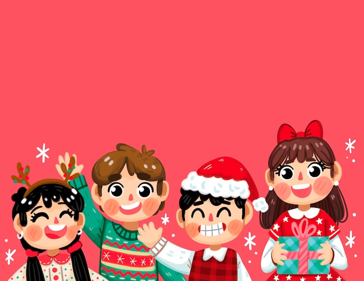 PSD christmas kids