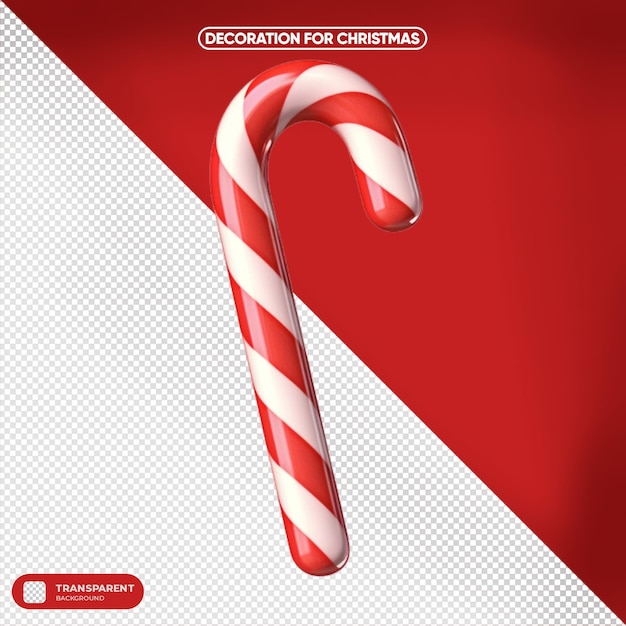 PSD christmas lollipop no background png