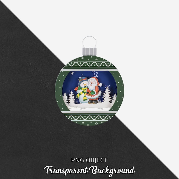 PSD christmas object  on transparent