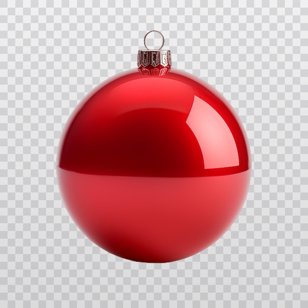 PSD christmas ornamental ball with transparent background