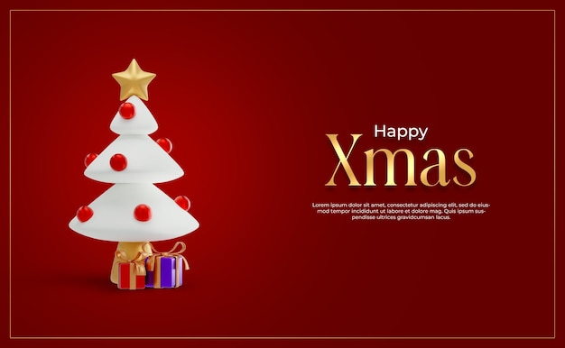 Premium PSD | Christmas poster design