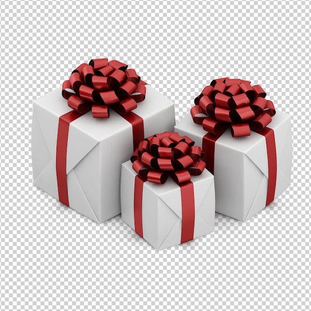 Christmas presents kolorowych ilustracji wektorowych