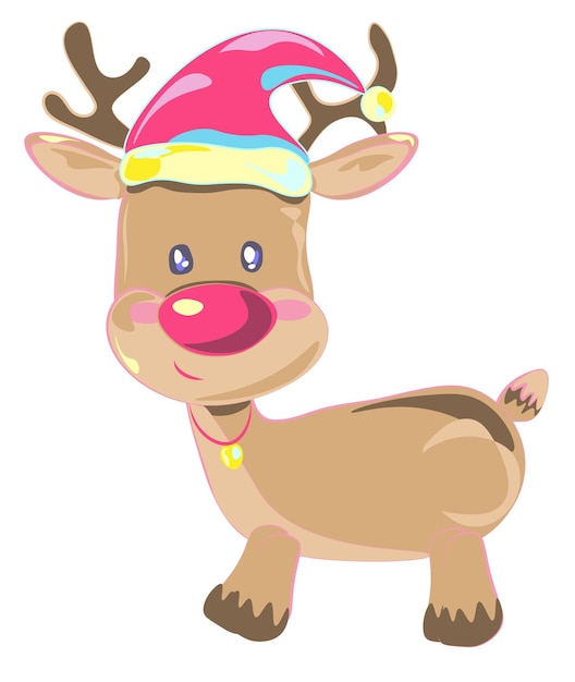 Christmas reindeer graphic