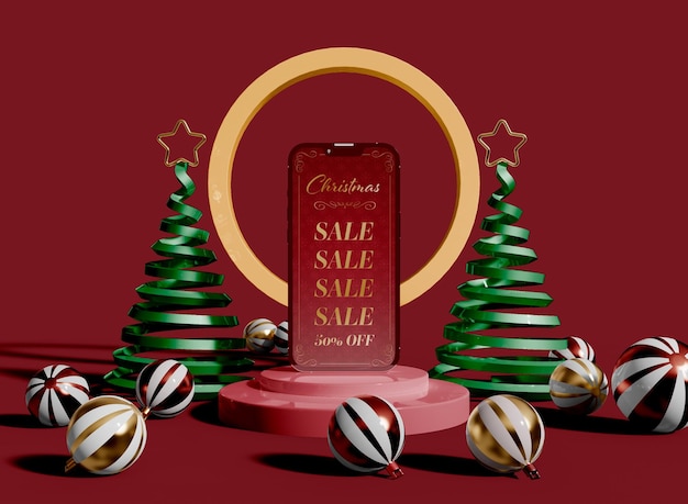 Christmas Sale Mockup