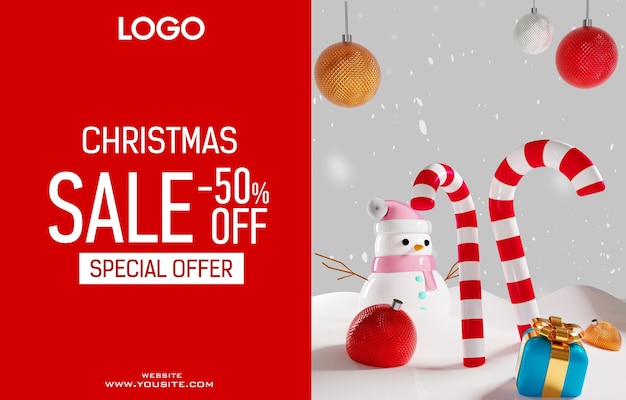 A christmas sale sale is on sale for a special offer.