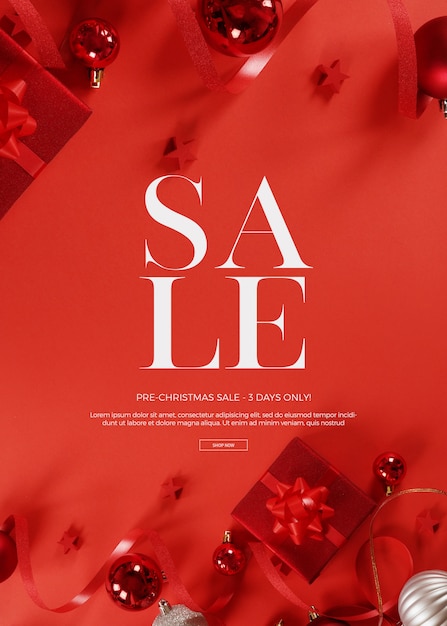 PSD christmas sale