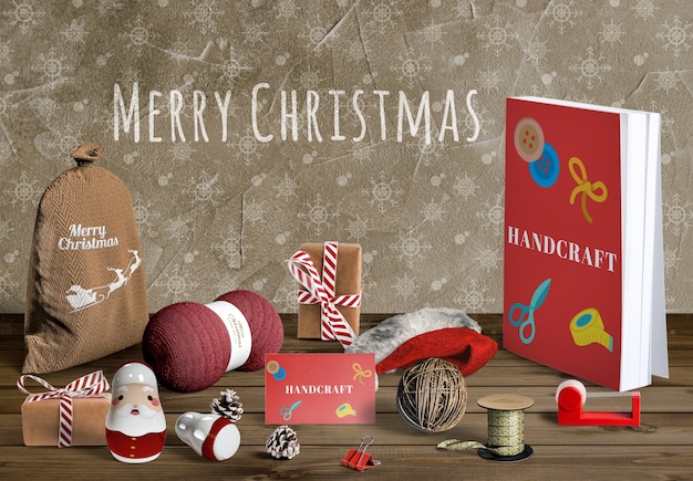 Christmas scene creator mock-up