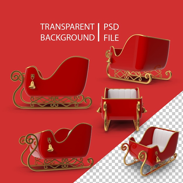 Christmas sleigh png