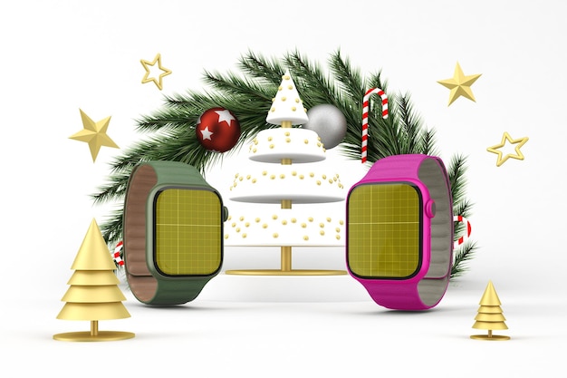 PSD christmas smart watch