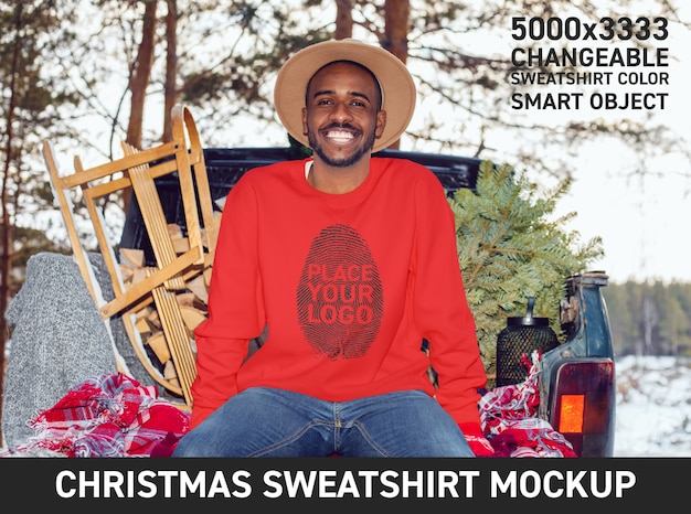 Christmas Sweatshirt MockUp