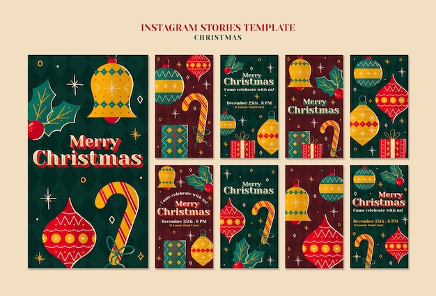 PSD christmas  template design