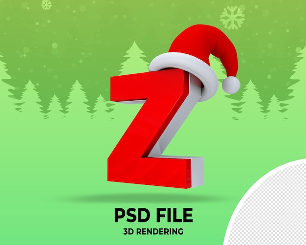 PSD christmas text az 3d