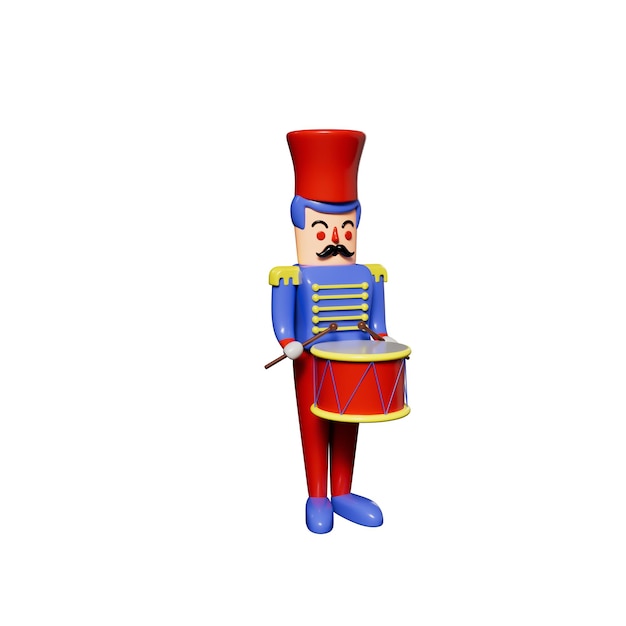 christmas toys 3d illustration