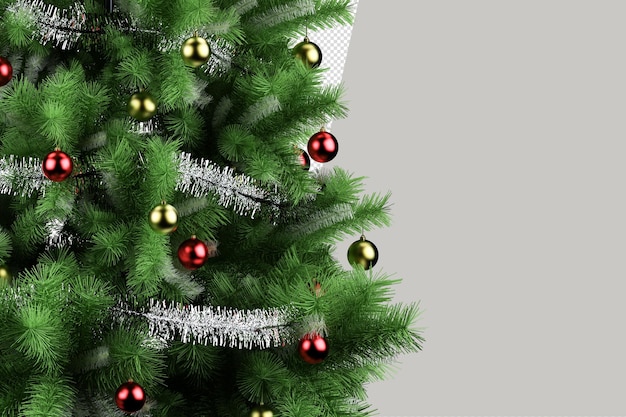 PSD collezione di ghirlande di albero di natale collezione due