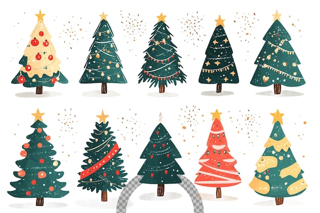 PSD christmas tree collection