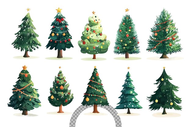 PSD christmas tree collection